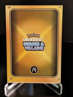 Pikachu Heroes And Villains Ronin #E23 Gold holo Flash Edition - Image 2