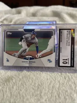 Shohei Ohtani CGC 10 GEM MINT 2024 Topps 50/50 #1 SB #1 Dodgers - Image 1