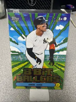 2026 Topps Series 1 Celebration 8 Bit Ballers - Aaron Judge #8B-10 - Green /99 - Image 1