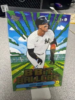 2026 Topps Series 1 Celebration 8 Bit Ballers - Aaron Judge #8B-10 - Green /99 - Image 2