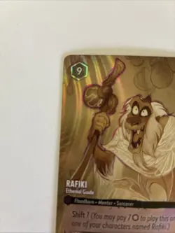 Disney Lorcana Rafiki Ethereal Guide Enchanted Pack Fresh Never Played - Image 2