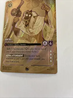 Disney Lorcana Rafiki Ethereal Guide Enchanted Pack Fresh Never Played - Image 4