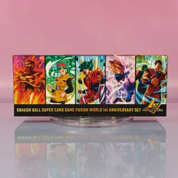 DRAGON BALL SUPER CARD GAME FUSION WORLD 1ST ANNIVERSARY SET OVP SEALED - Image 1