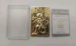 1999 MEWTWO #150 Gold Bar Card Limited Edition Burger King Gold Plated Pokemon - Image 1