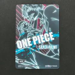 S5222 Very Rare Nami & Sanji HOLO Japanese One Piece Carddass Card 2011 F21 - Image 2