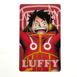 S5422 Monkey D. Luffy Japanese One Piece Memorial Collection Clear Card M4 - Image 1