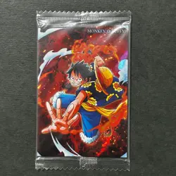 S6092 Monkey D. Luffy SR Japanese One Piece Wafer Card SEALED A12 - Image 1
