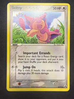Skitty 64/92 | Common EX Legend Maker Pokemon Card | NM- - Image 1