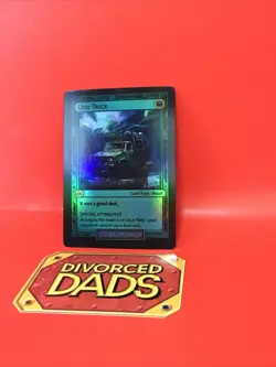 Divorced Dads Court of Chaos Used Truck - Beast Card HOLO V1 MISPRINT - Image 1