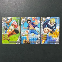 S6190 Luffy Sanji Chopper Japanese One Piece Miracle Battle Carddass Cards YA17 - Image 1