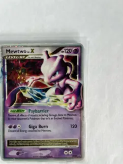 Pokemon TCG Mewtwo LV.X DP28 Diamond and Pearl Promo Card MP - Image 3