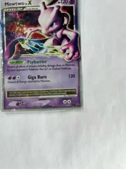 Pokemon TCG Mewtwo LV.X DP28 Diamond and Pearl Promo Card MP - Image 4