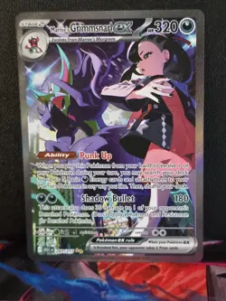 Pokemon Marnie's Grimmsnarl ex SIR Full Art Holo Card 320 HP 287/217 - Image 2