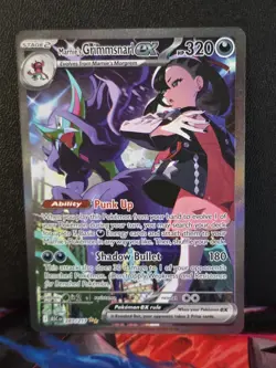 Pokemon Marnie's Grimmsnarl ex SIR Full Art Holo Card 320 HP 287/217 - Image 3
