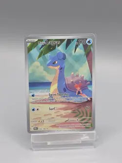 Misty’s Lapras 194/182 Illustration Rare 2025 Pokemon Destined Rivals Card NM - Image 1