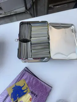 Pokemon TCG Mixed Card Lot with Tins, Binder, Pikachu, Meowth, Squirtle - Image 3