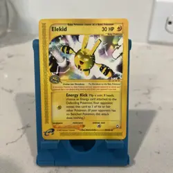 Pokemon Elekid Aquapolis 9/147 Regular Rare Baby 30HP Nintendo Card 2002 English - Image 1