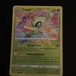 Pokemon Card TCG - Celebi 009/185 Amazing Rare Vivid Voltage Near Mint - Image 2