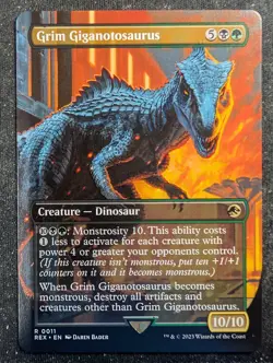 Grim Giganotosaurus - Jurassic World Collection REX (MTG) - Image 1