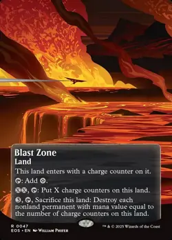 MTG EOE Stellar Sights POSTER R Blast Zone #0047 - Image 1