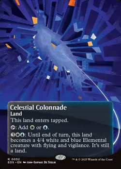 MTG EOE Stellar Sights POSTER R Celestial Colonnade #0052 - Image 1