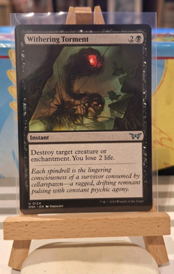 MTG - WITHERING TORMENT - (DSK 0124) Duskmourn Set - Image 1