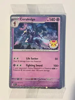 Ceruledge 040/091 Pokemon Day Stamped Promo Pokemon TCG SEALED - Image 1