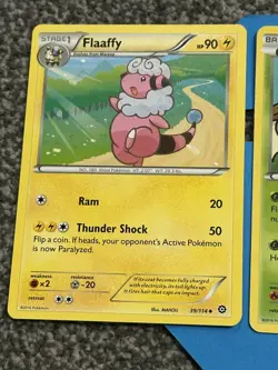 Flaaffy 39/114 - Tangela 1/114 - Oshawott 30/114 Pokemon Steam Siege bundle - Image 2