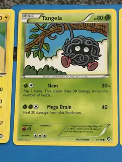 Flaaffy 39/114 - Tangela 1/114 - Oshawott 30/114 Pokemon Steam Siege bundle - Image 4