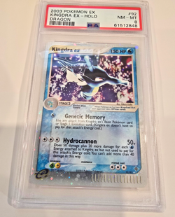 Pokemon Kingdra ex EX Dragon Holo Ultra Rare #92 PSA 8 92/97 - Image 1