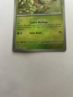 Pokemon TCG Leafeon 005/131 Sv: Prismatic Evolutions Rare Holo Master Ball Eng - Image 3