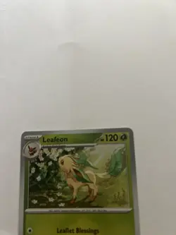 Pokemon TCG Leafeon 005/131 Sv: Prismatic Evolutions Rare Holo Master Ball Eng - Image 4