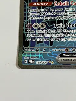 Pokemon Iron Crown ex 158/131 Sv: Prismatic Evolutions Holo - Image 5