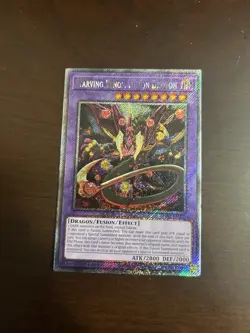 Yugioh! TCG - Starving Venom Fusion Dragon - Platinum Secret Rare - RA04-EN272 - Image 1