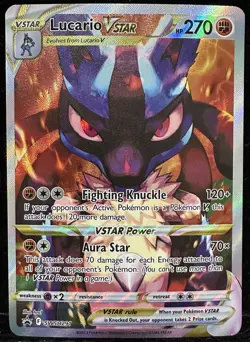 Pokemon TCG Lucario VSTAR Promo Crown Zenith - Image 1