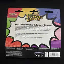 Pokemon Mega Evolution Ascended Heroes 2 Pack Blister Erikas Tangela SEALED - Image 2