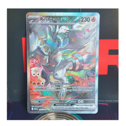 Pokemon Reshiram EX Special Illustration Rare Holo 166/086 230HP Sv: White Flare - Image 1