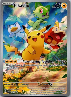 Pikachu - 027 - SV: Scarlet & Violet Promo Cards Pokemon TCG NM - Image 1