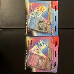 Pokemon TCG Prismatic Evolutions Tech Sticker Collection Lot - Glaceon & Sylveon - Image 1