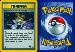 IMPOSTER OAK'S REVENGE 76/82 UNCOMMON TEAM ROCKET POKEMON UNLIMITED LP - Image 3