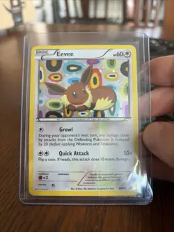 Pokemon TCG Eevee BW94 Holo Black and White 2013 Black Star Promo - Image 1