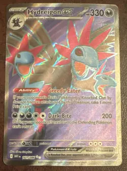 Pokemon TCG Hydreigon ex 161/086 Sv: White Flare Full Art - NM+ - Image 1