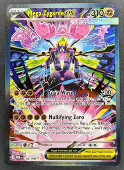 Pokemon Mega Zygarde ex 120/088 Special Illustration Rare Holo Perfect Order - Image 1