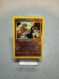 Entei Pokemon TCG 2000 Reverse HOLO #34 WOTC Black Star Promo - Image 1