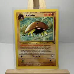 Kabuto 50/62 Fossil Pokemon TCG - Image 1