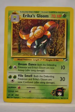 Pokemon Gym Hero's Erika's Gloom 46/132 LP - Image 1