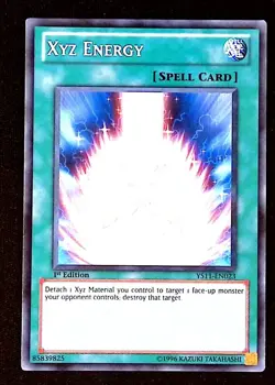 XYZ Energy 1st Edition YuGiOh Starter Deck: Xyz Symphony Spell Common - Image 1