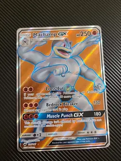 Machamp GX - 135/147 - Pokemon Burning Shadows Sun Moon Full Art Rare NM/LP - Image 1