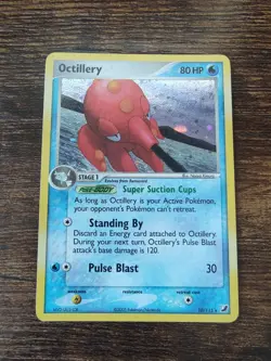Pokemon Octillery 10/115 Ex Unseen Forces Rare Holo - Image 1