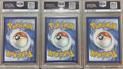 PSA 9 TRIO BULBASAUR SQUIRTLE 🌀& CHARMANDER 151 POSTER COLELCTION POKEMON - Image 2
